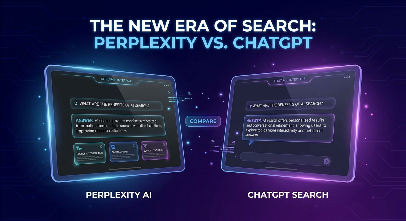 Perplexity AI vs ChatGPT Search: Which One Actually Finds Better Answers?