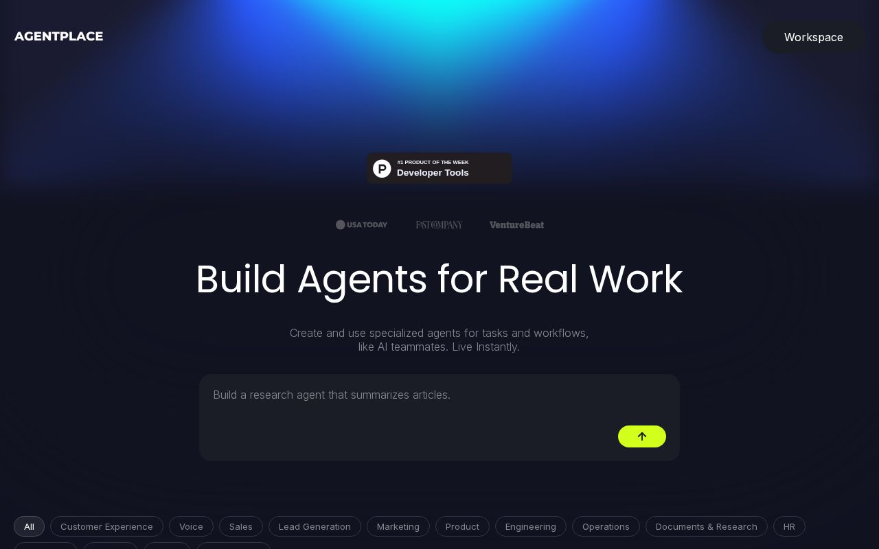 Agentplace screenshot