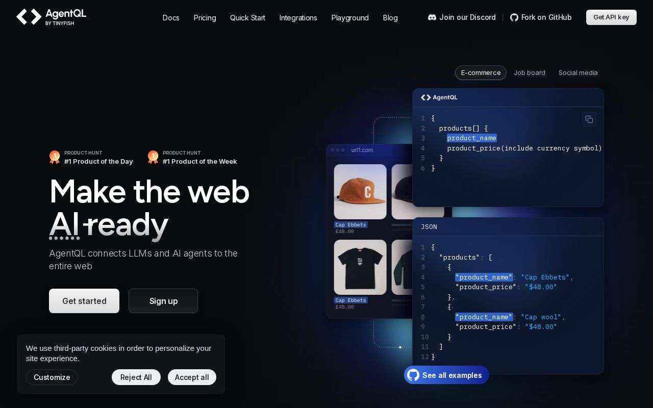 AgentQL screenshot