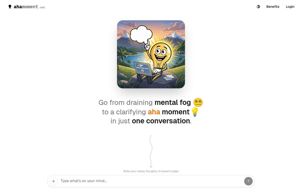AhaMoment.chat screenshot