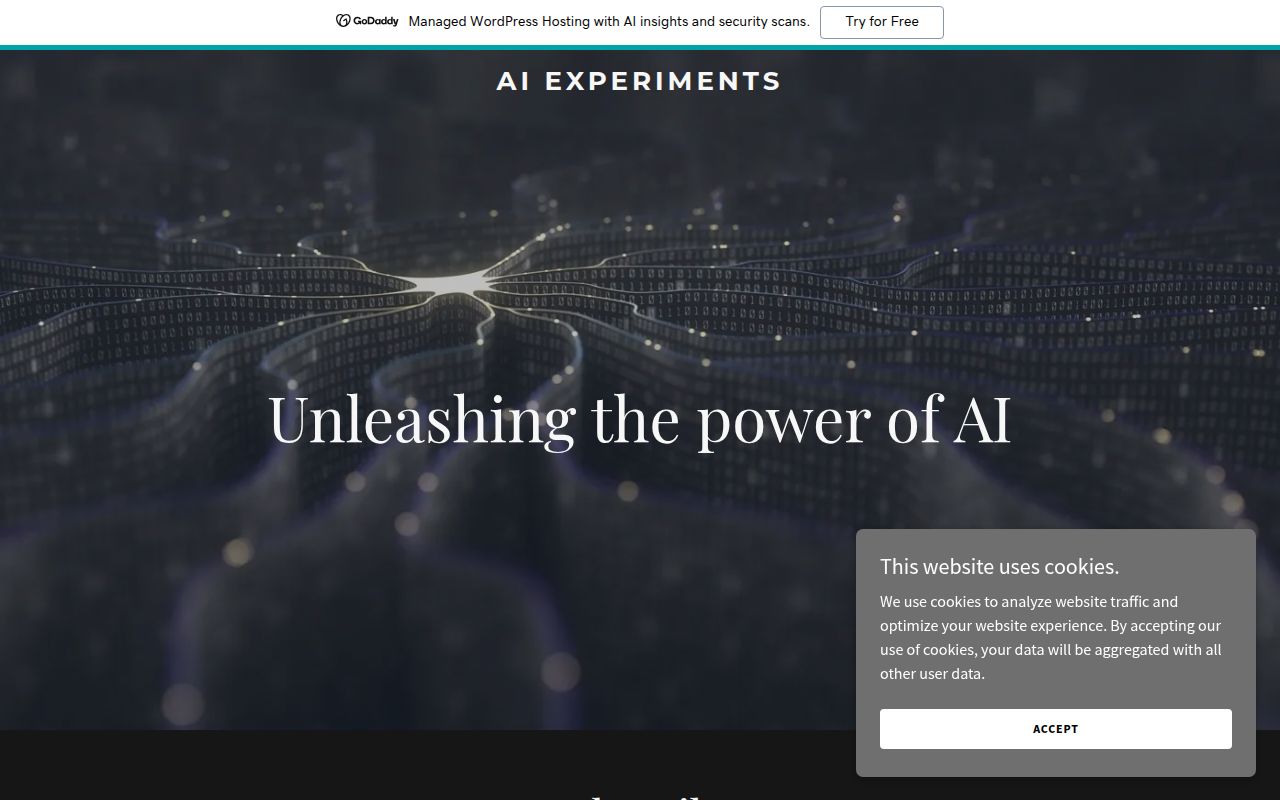 Ai Experiments screenshot