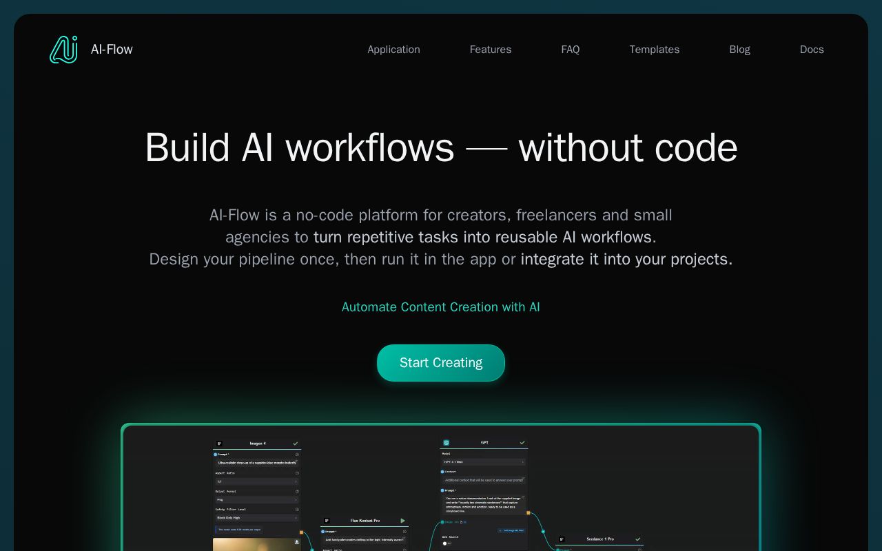 AI-Flow screenshot