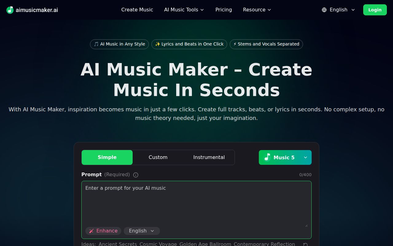 AI Music Maker screenshot