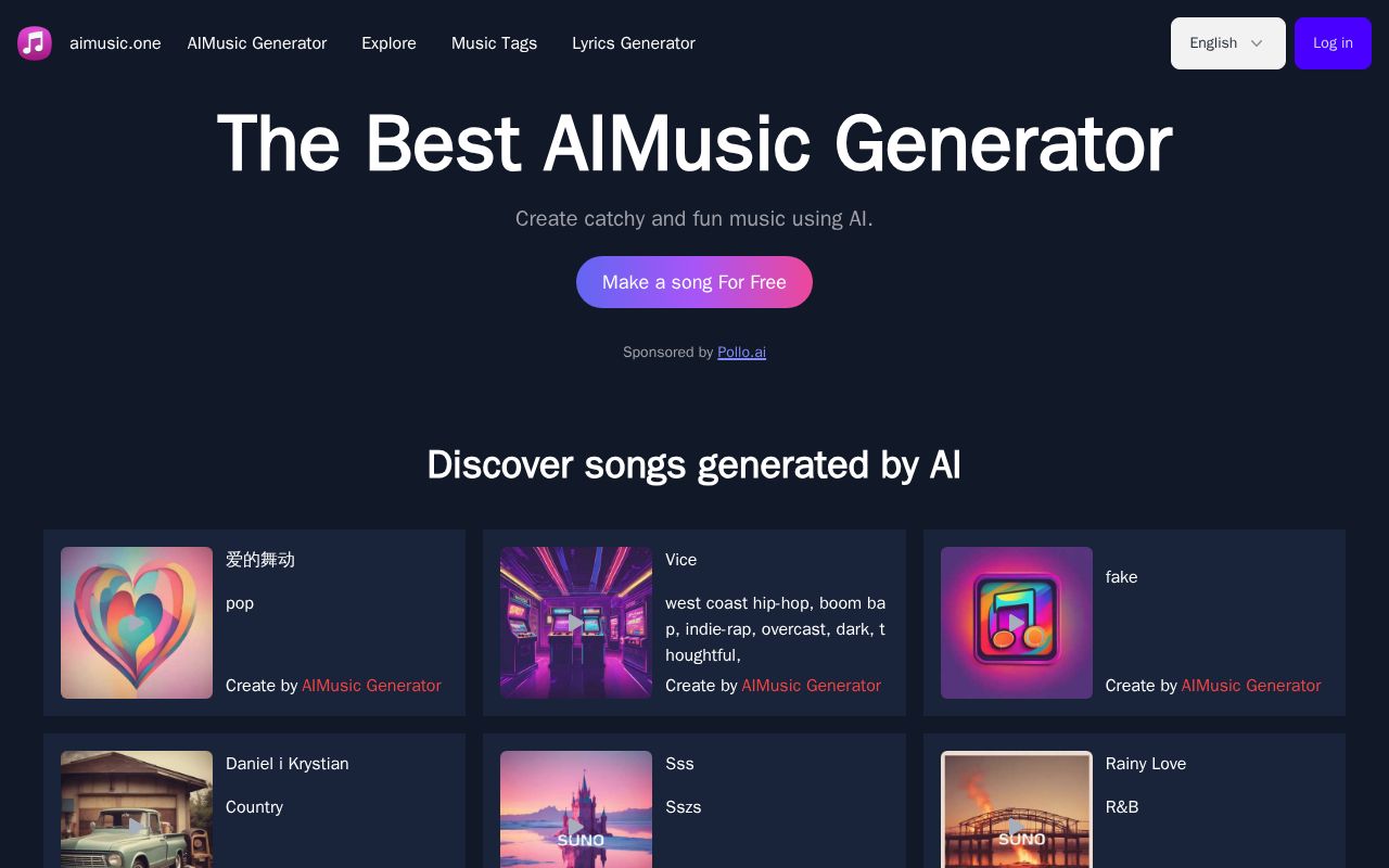 AImusic.one screenshot