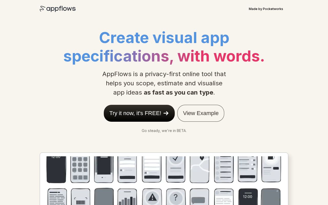 AppFlows screenshot