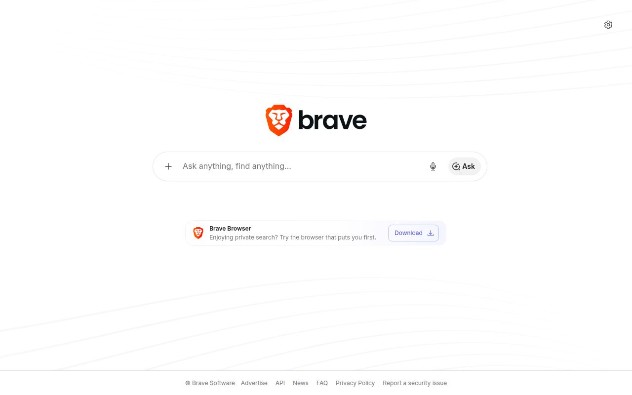 Ask Brave screenshot