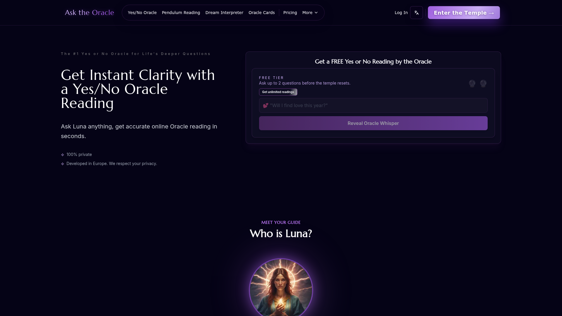 Ask The Oracle screenshot