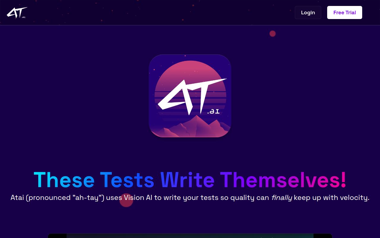 Atai - Automated Testing AI screenshot