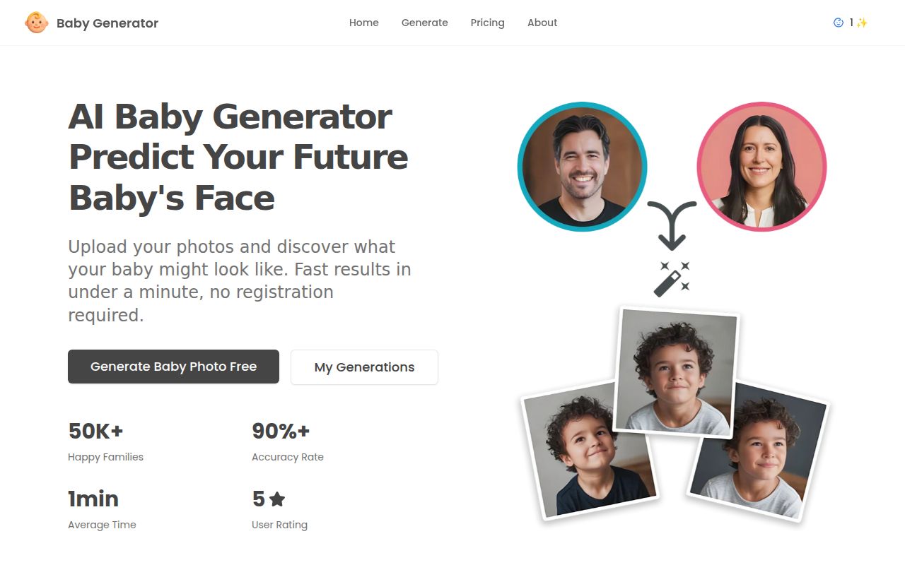 Baby Generator AI screenshot