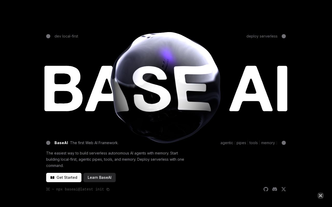 BaseAI screenshot
