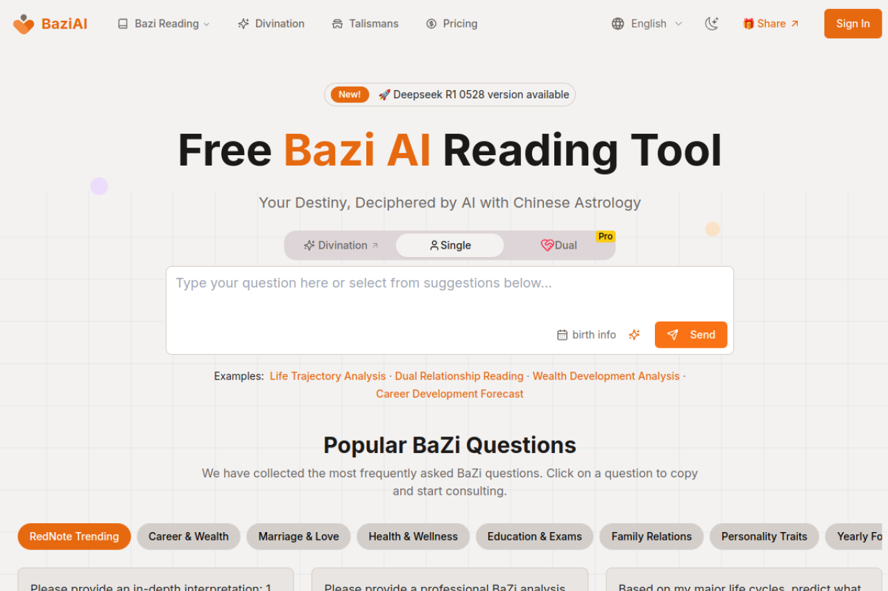 BaziAI screenshot
