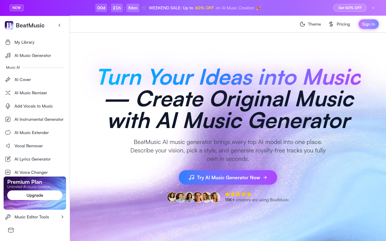 BeatMusic screenshot