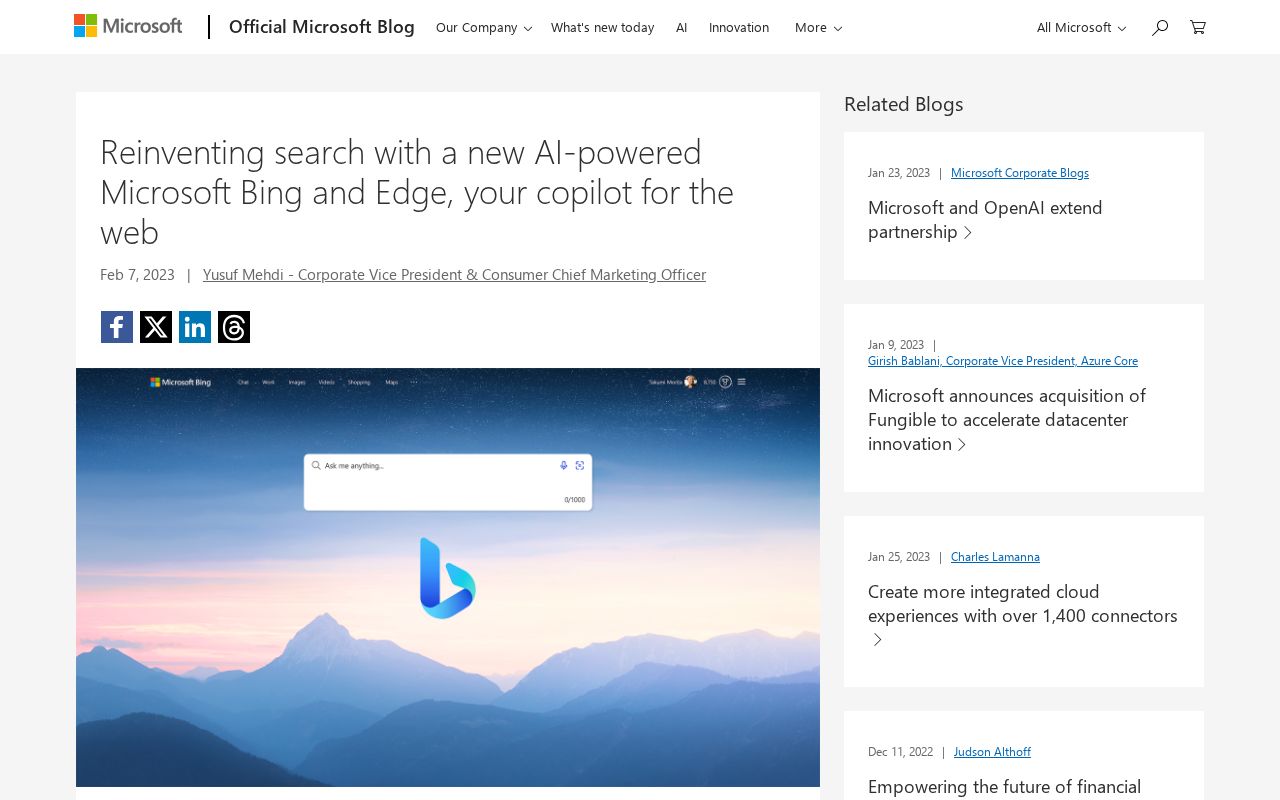 Bing Search screenshot