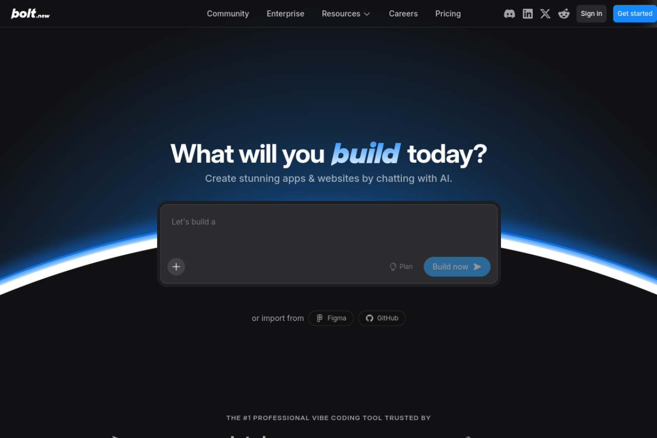 bolt.new screenshot