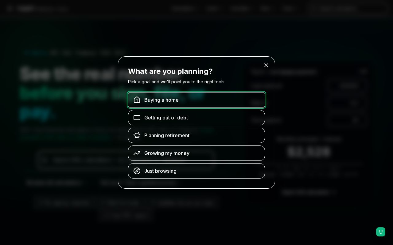 CalcFi screenshot