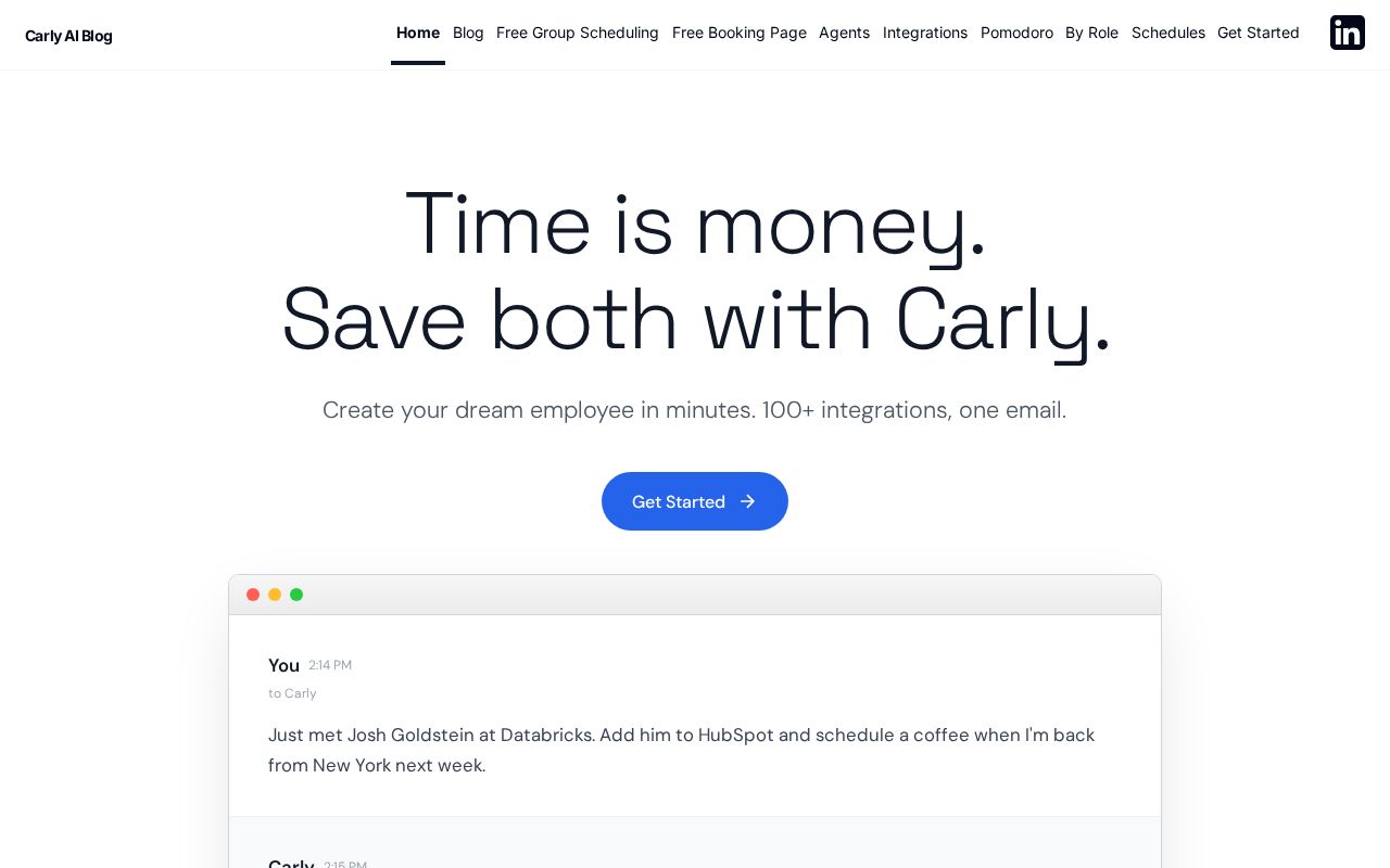 Carly AI screenshot