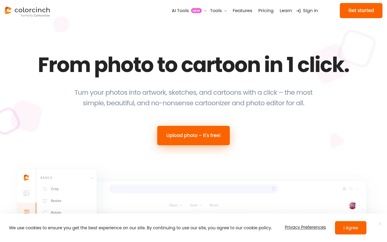 Cartoonize screenshot