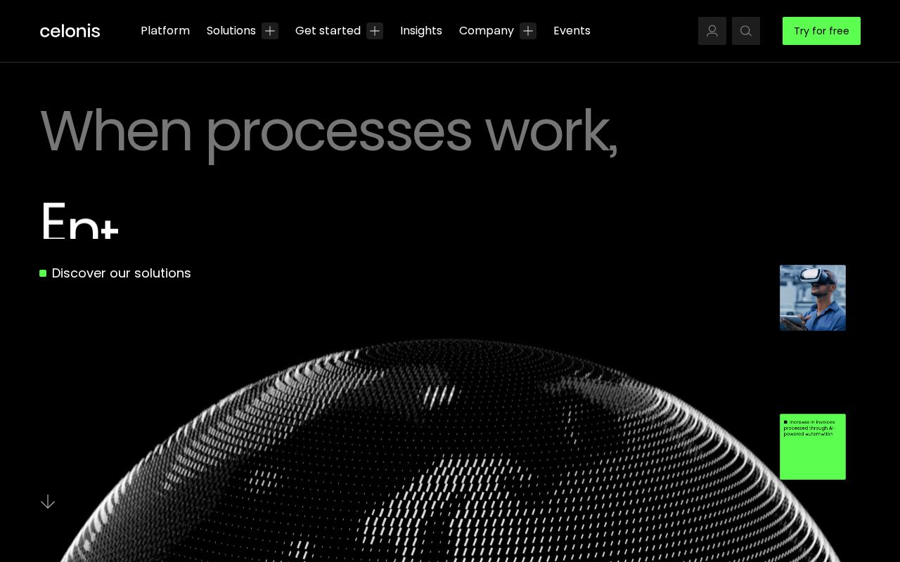 Celonis Process Intelligence Platform screenshot