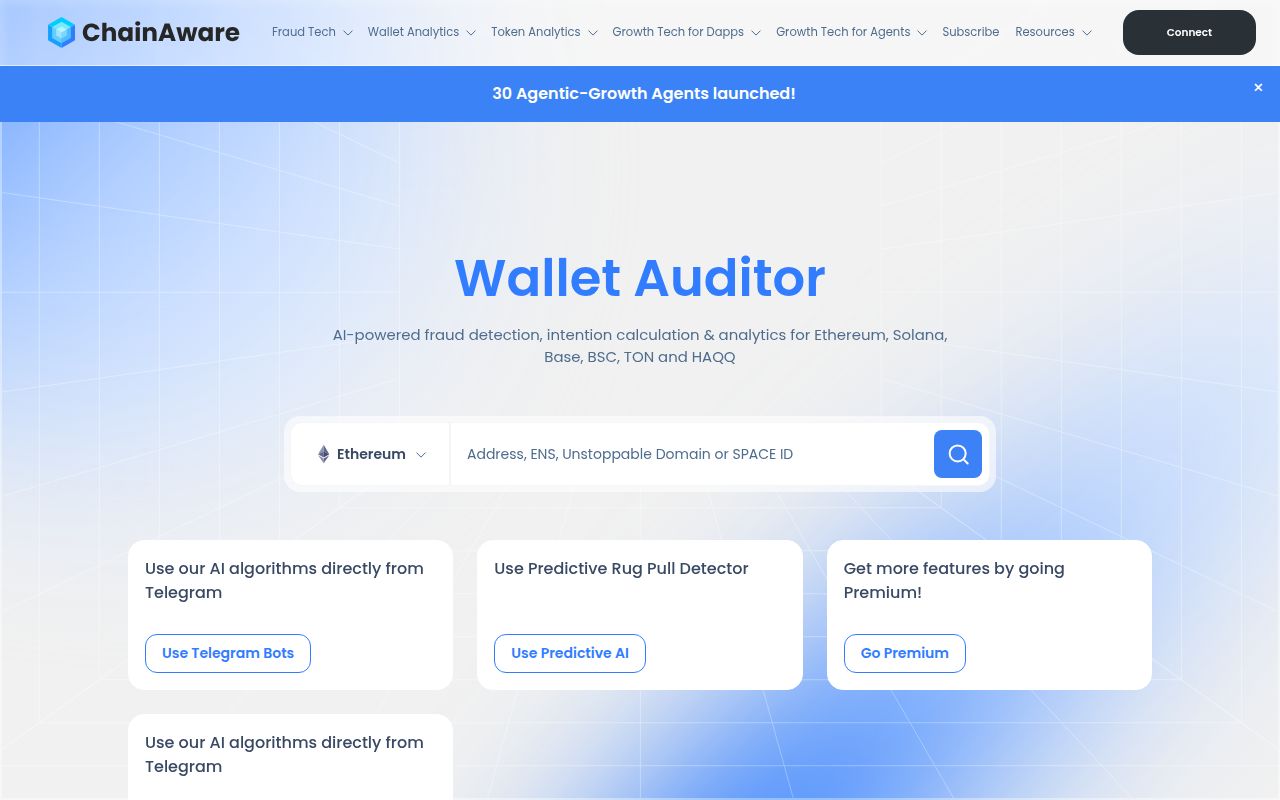 Chainaware screenshot
