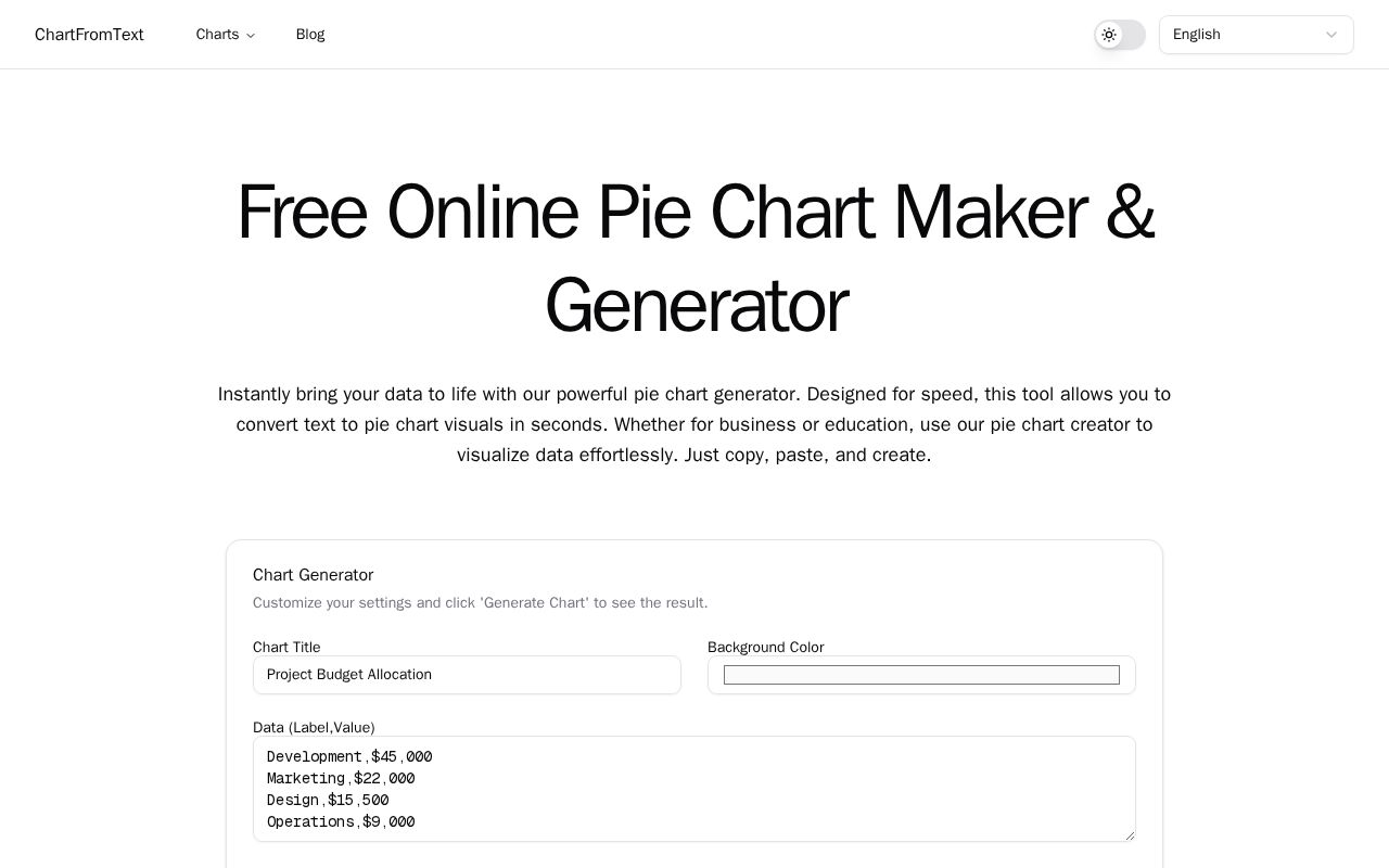 Chartfromtext Review 2026: Pricing, Pros & Alternatives | TryAnAI