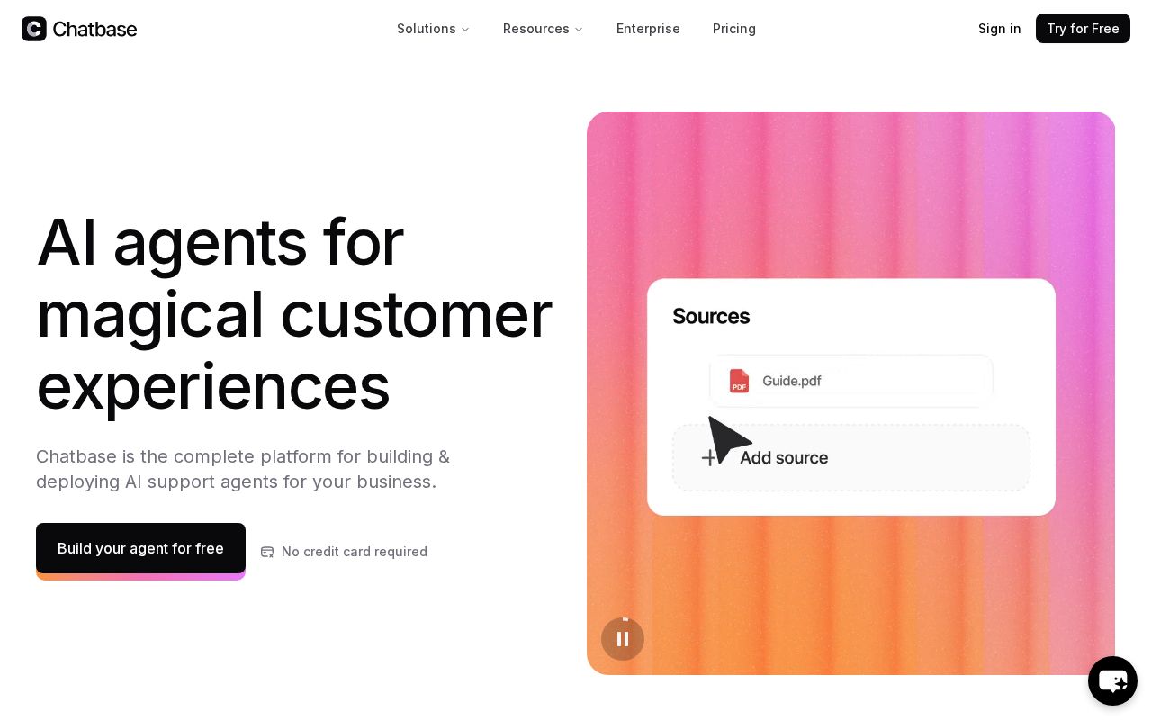 Chatbase screenshot