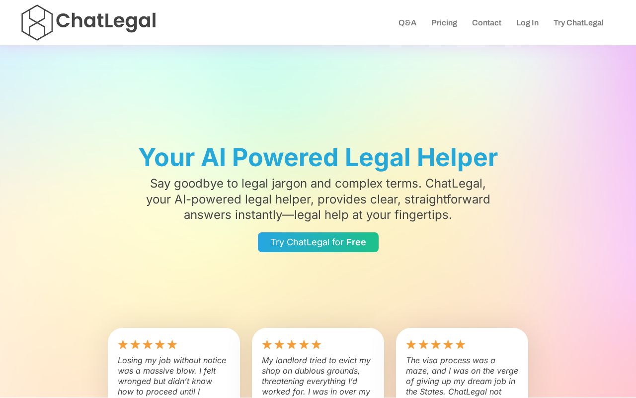 ChatLegal screenshot