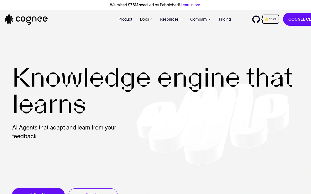 Cognee screenshot