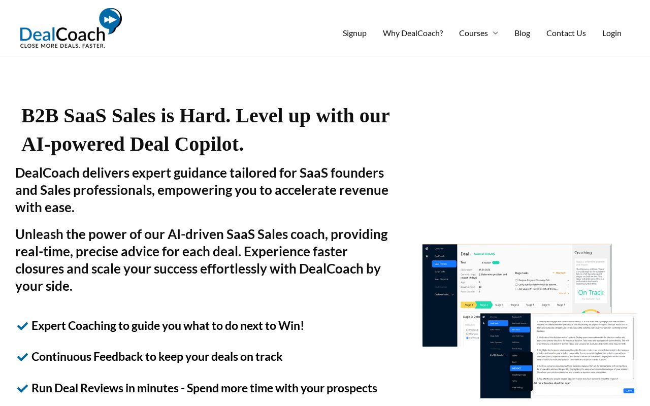 DealCoach screenshot