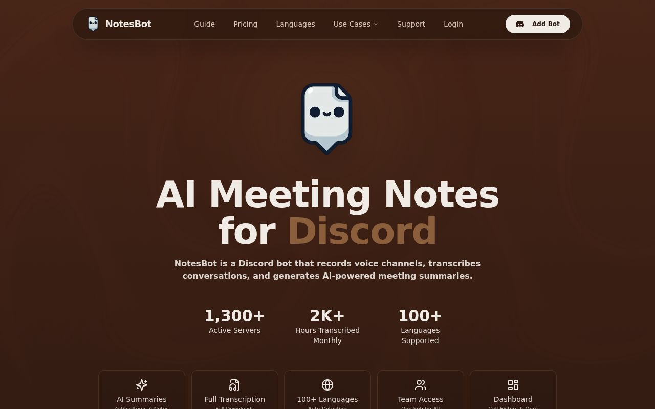 Discord NotesBot Review 2026 + Alternatives | TryAnAI