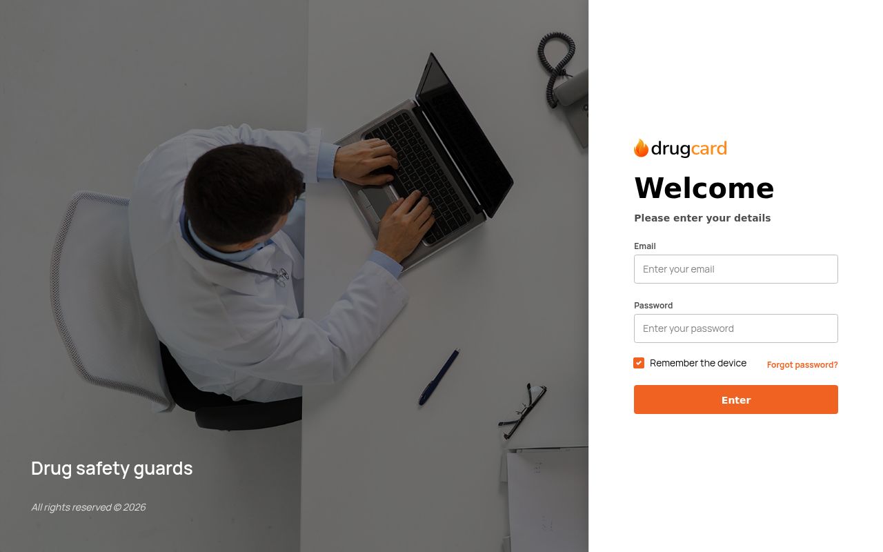DrugCard Simple Search screenshot