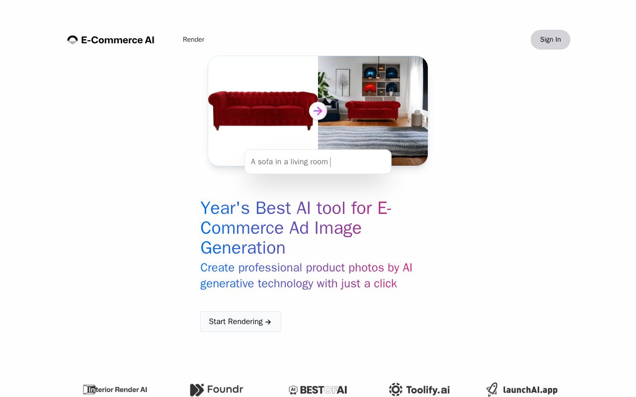 E-Commerce AI screenshot