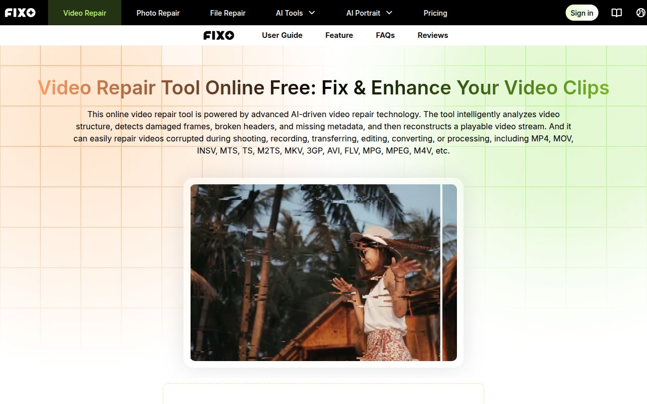 EaseUS Online Video Repair screenshot