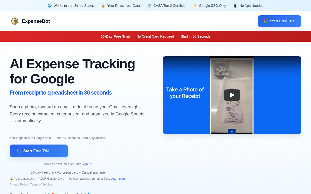 ExpenseBot Review 2026: Pricing, Pros & Alternatives | TryAnAI