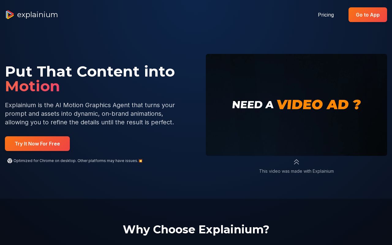 Explainium screenshot