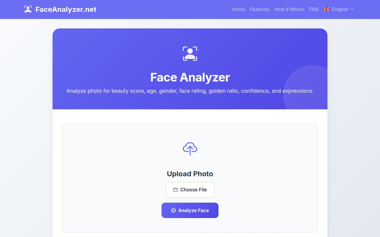 Face Analyzer screenshot