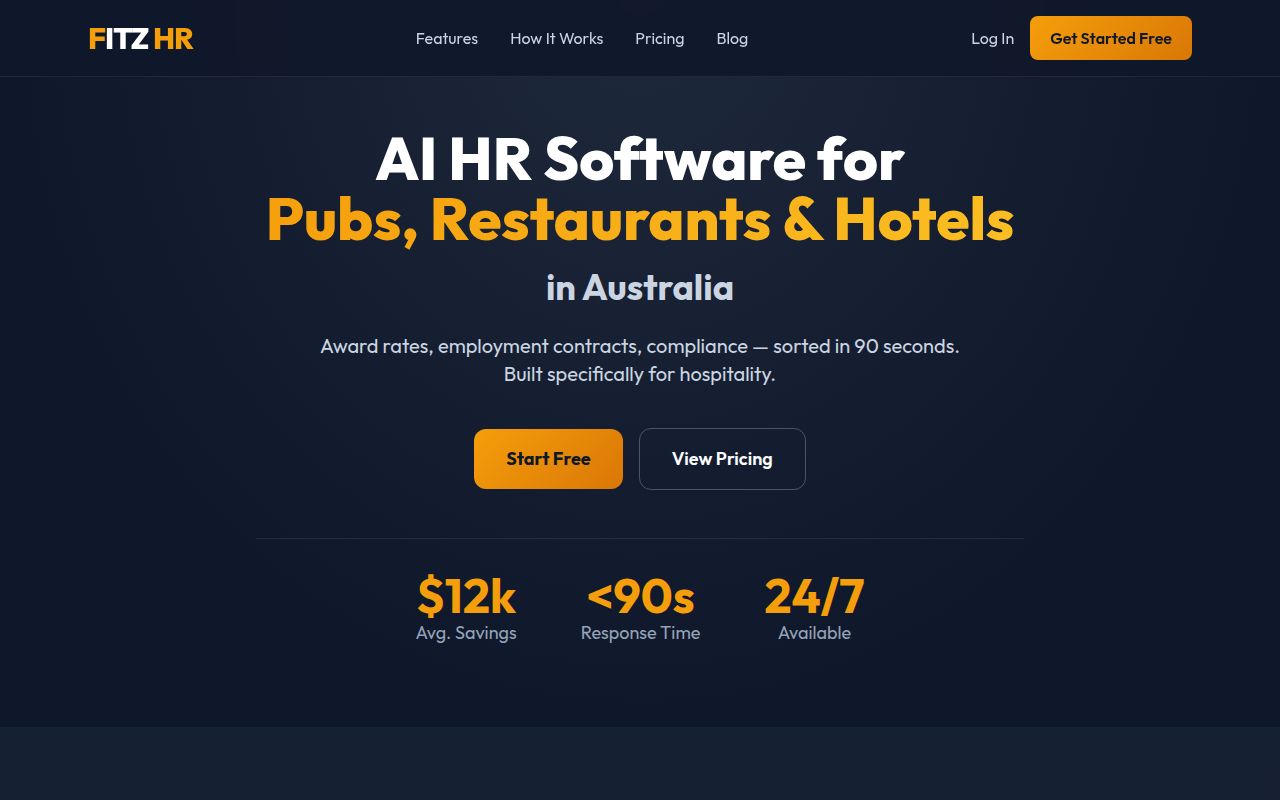 Fitz HR Australia screenshot
