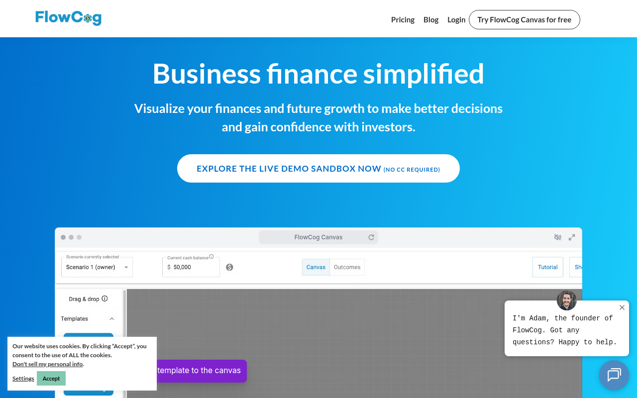 FlowCog screenshot