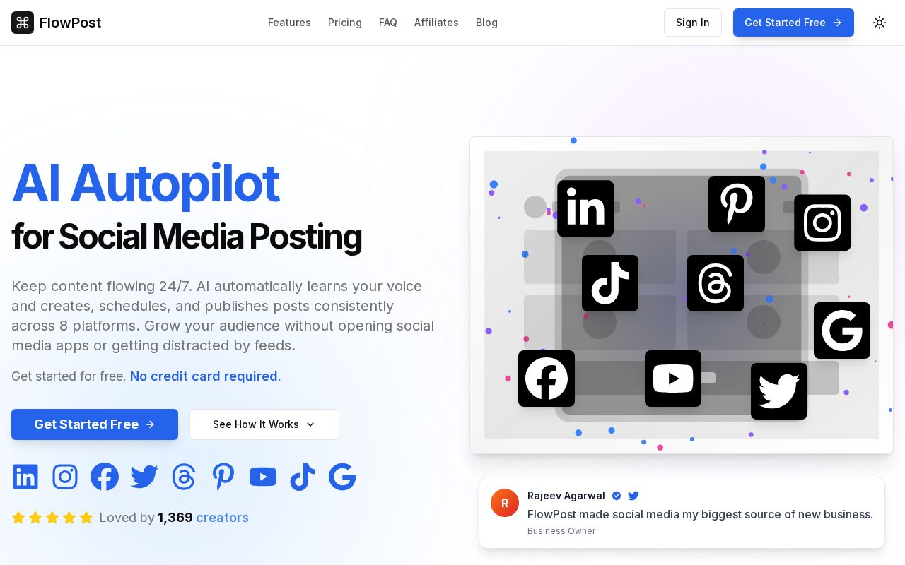 FlowPost screenshot