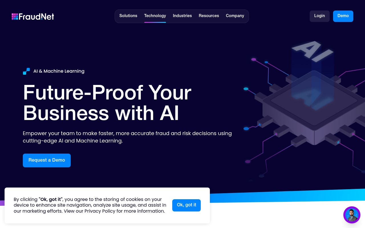 Fraud.net screenshot
