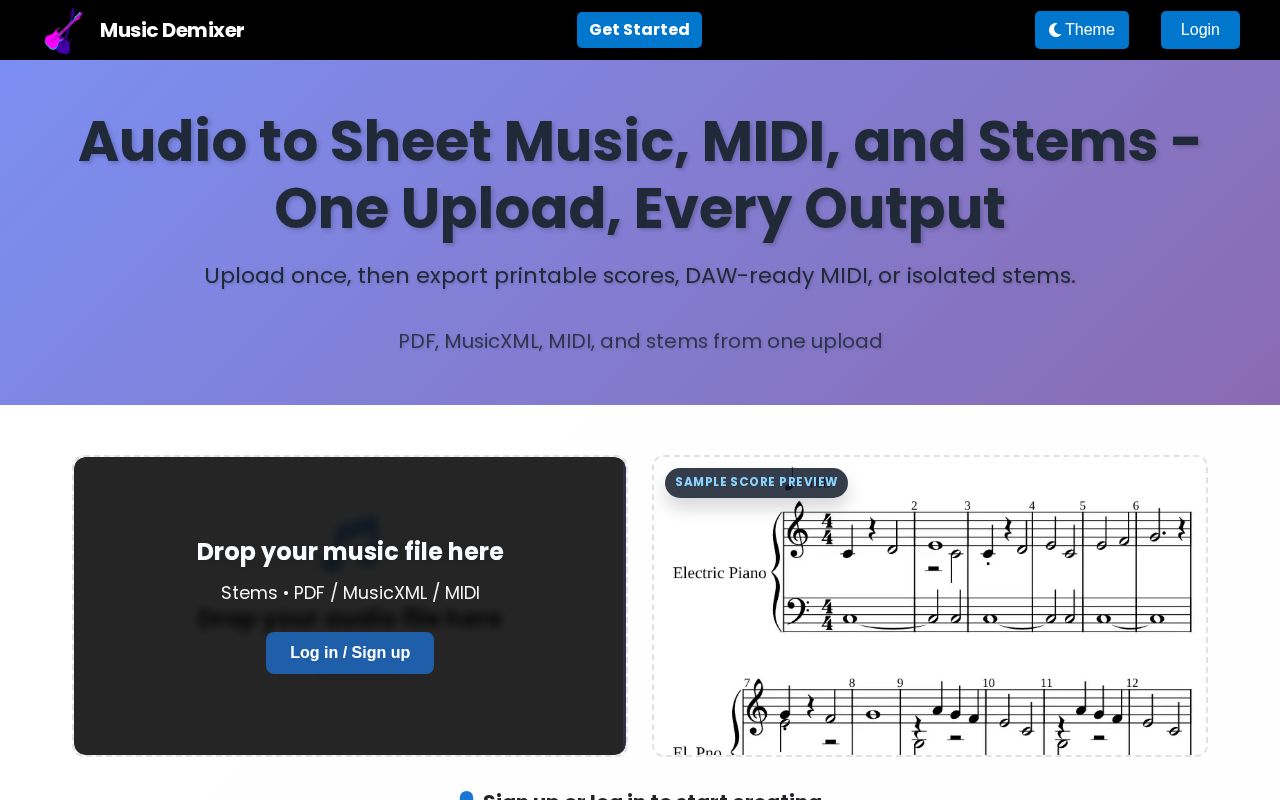 Free Music Demixer screenshot