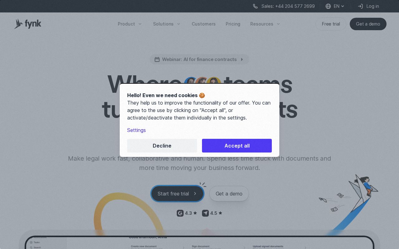 fynk screenshot