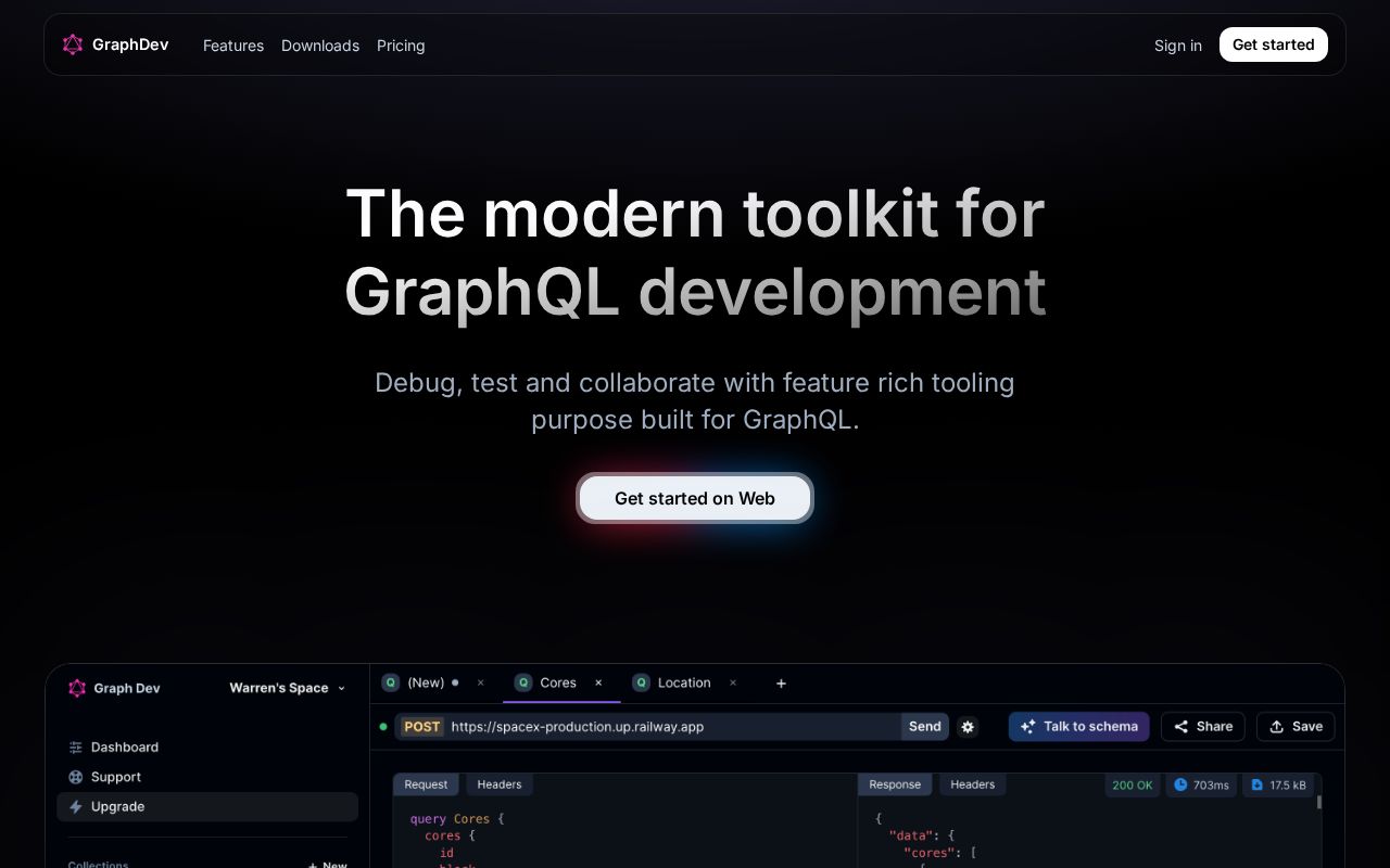 GraphDev screenshot