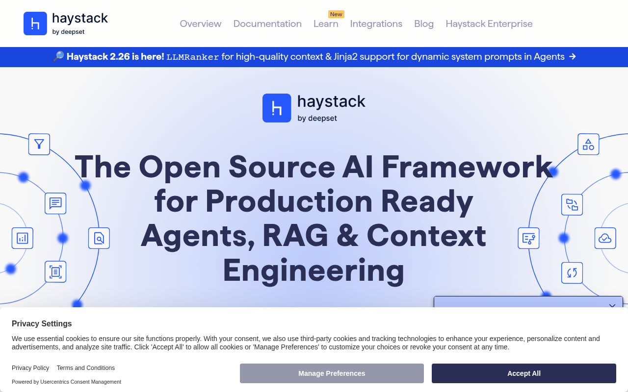 Haystack screenshot