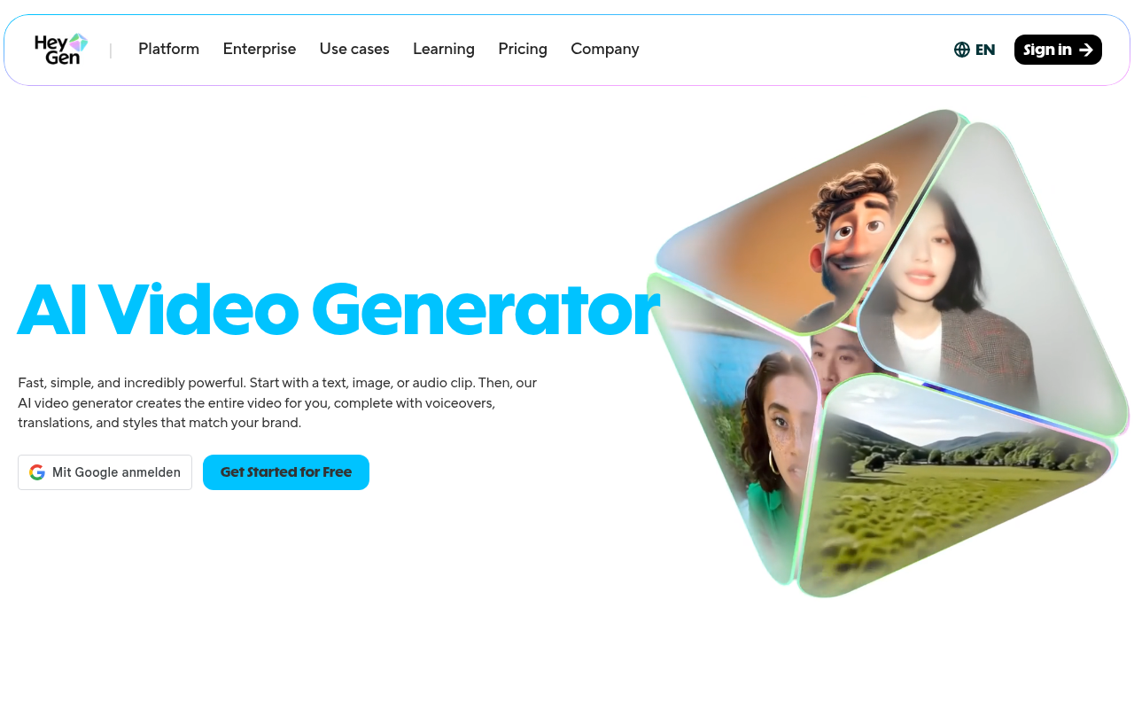 HeyGen screenshot