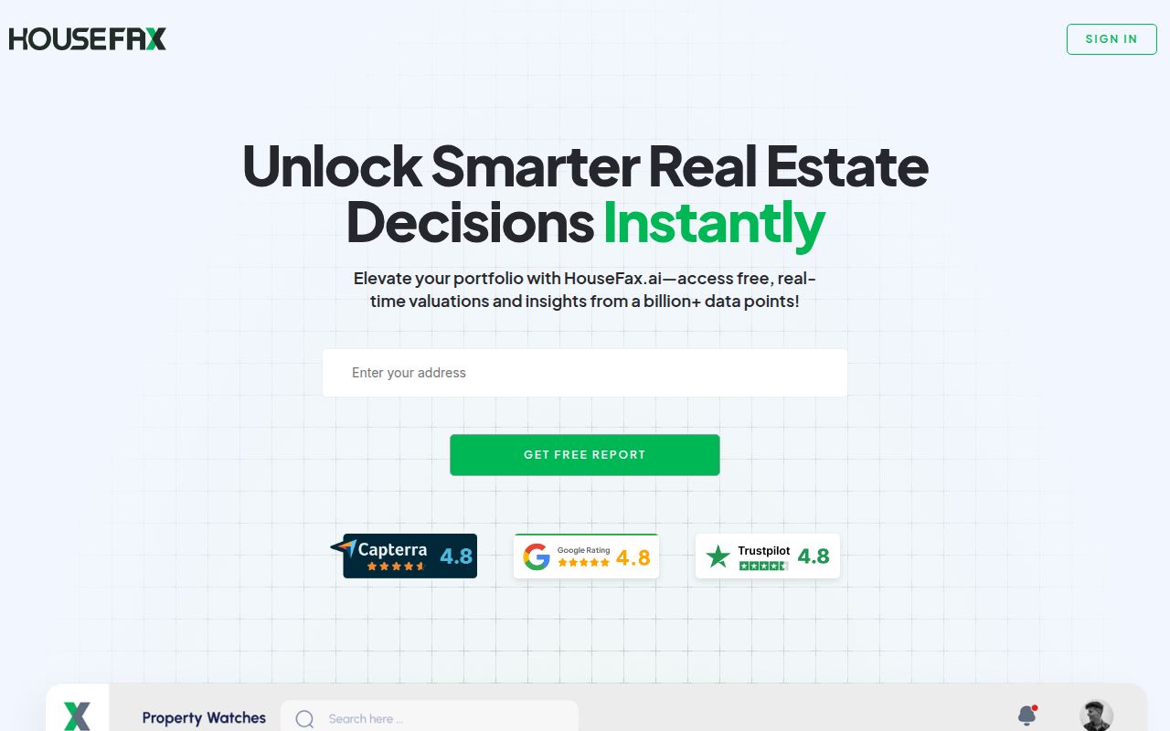 HouseFax AI screenshot