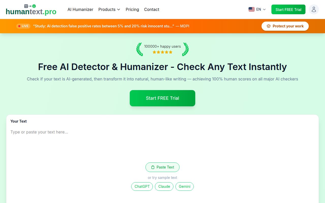 HumanText.pro screenshot