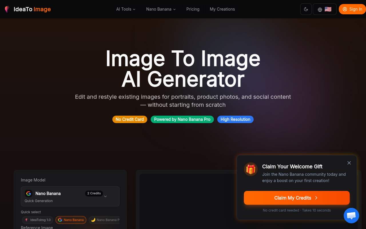 IdeaToImg screenshot