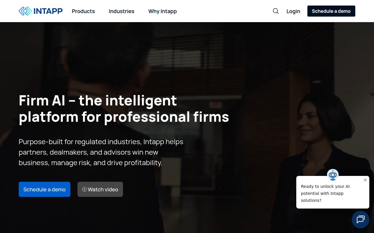 Intapp screenshot