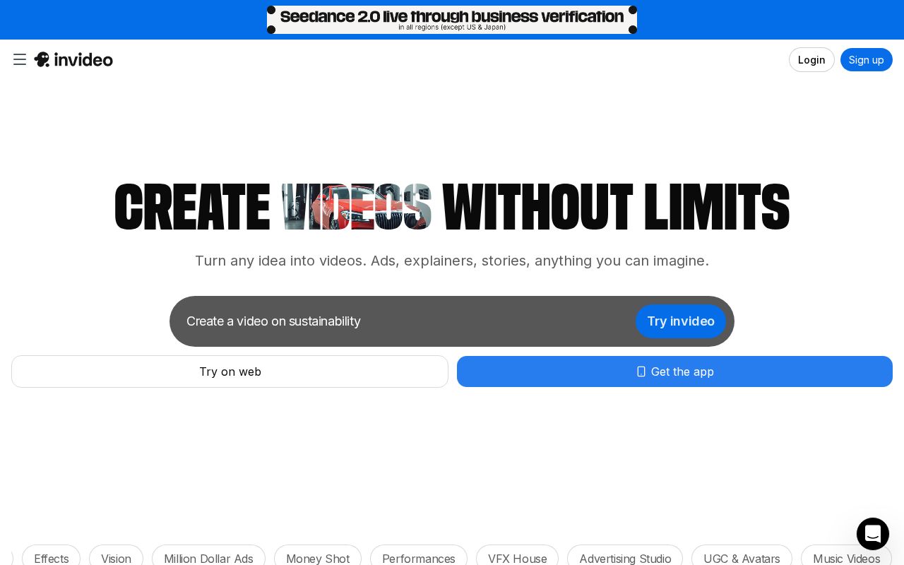 InVideo screenshot