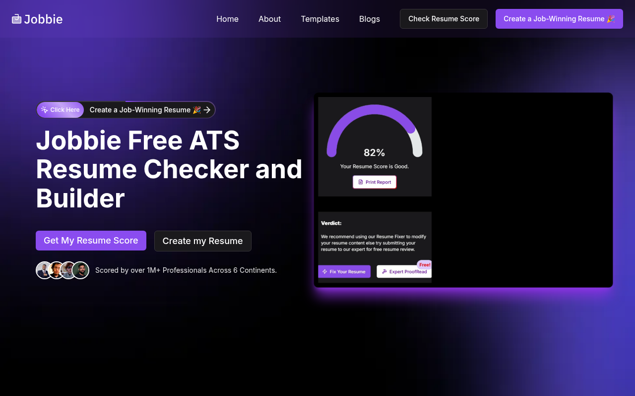 Jobbie screenshot